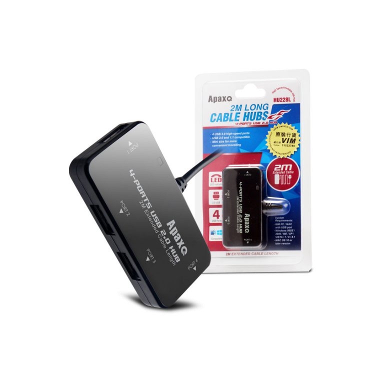 ApaxQ HU398-B  USB3.1 4 Ports UltraSlim HUB