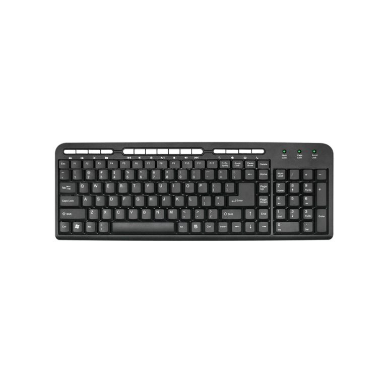 ApaxQ KB703-B Multimedia Keyboard (U+P) - Black