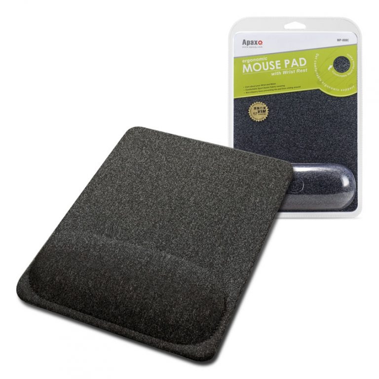 ApaxQ [MP-008C-GY] 護腕手墊滑鼠墊 Cushion Mouse Pad (深灰色)