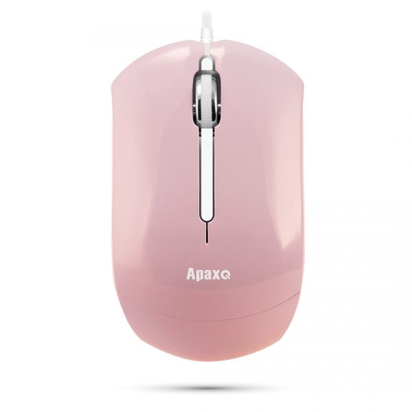 ApaxQ [AP-M288-PK] 漾彩晶亮迷你滑鼠 1200dpi - (粉紅色)