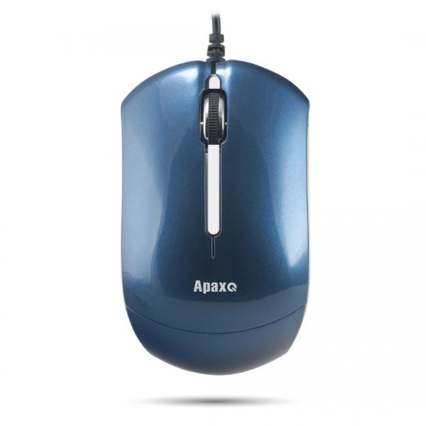ApaxQ [AP-M288-DB] 漾彩晶亮迷你滑鼠 1200dpi (深藍色)