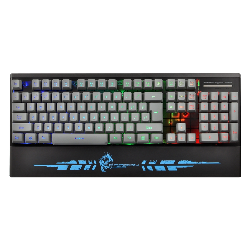Dragon War - GK-012 英文版 彩虹背光 電競遊戲專業比賽打機 Keyboard 鍵盤