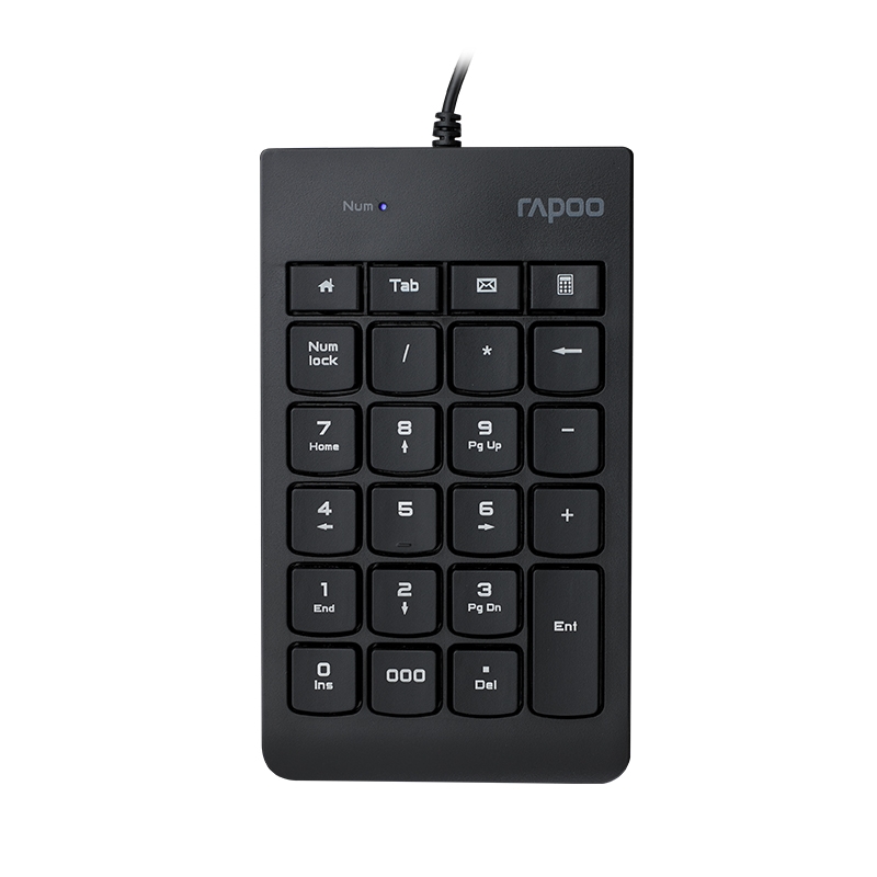 RAPOO K10 23鐽多功能多媒體數字小鐽盤