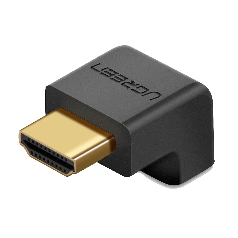 UGREEN HD112 [20109] HDMI Male To Female Angled Adapter -- Down