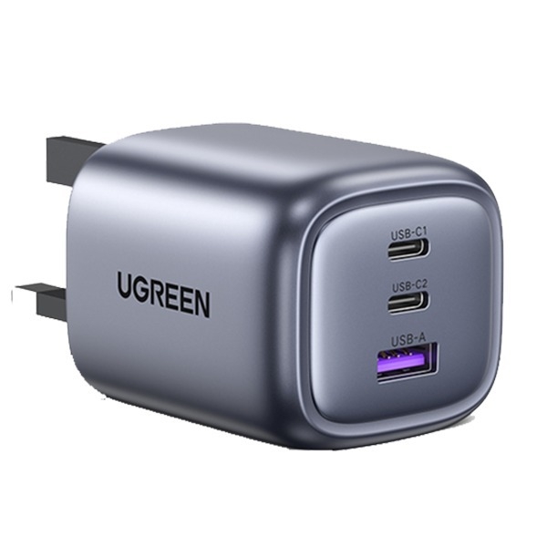 UGREEN - 90663 3位USB快速輸出 GaN 充電器