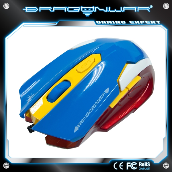 Dragon War - G11-RD 電競遊戲滑鼠 800dpi,1200dpi,2000dpi,3200dpi)