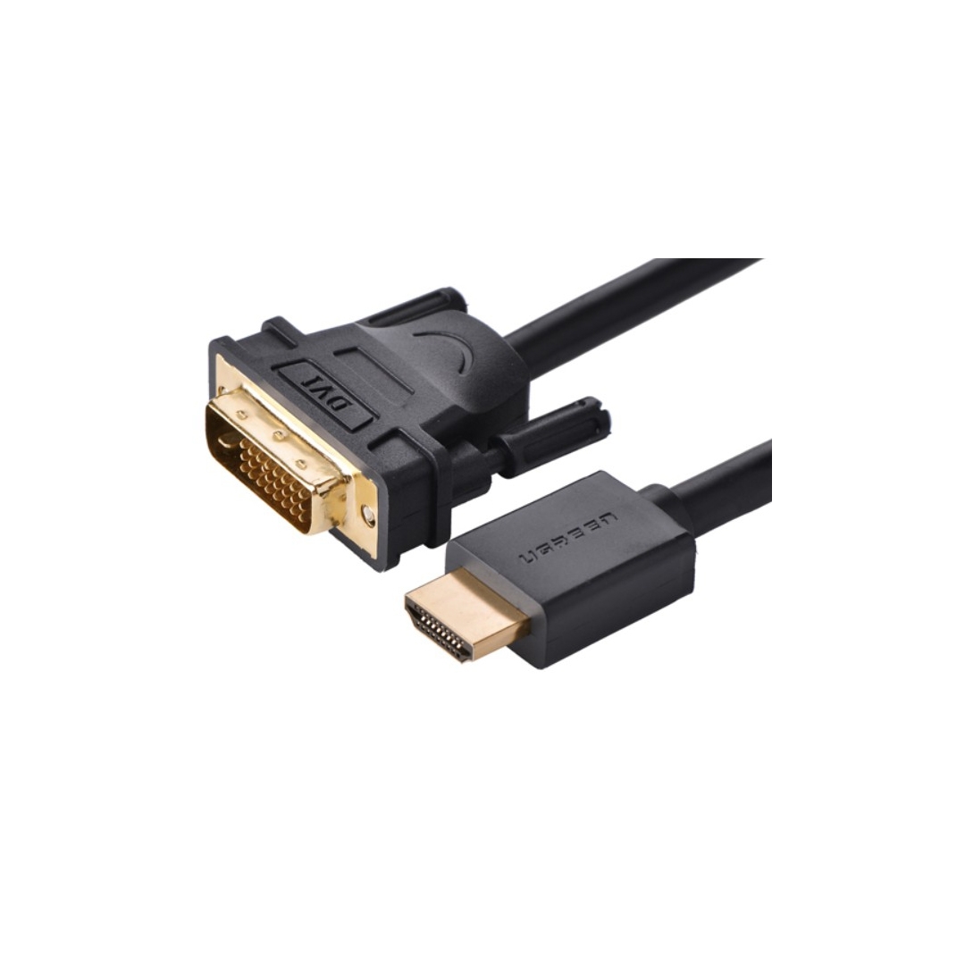 UGREEN HD106-A [10135] HDMI轉DVI(24+1)連接線 – 公對公 2米