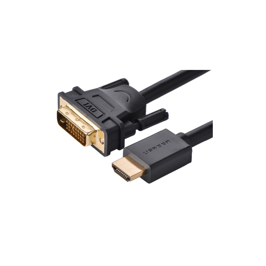 UGREEN HD106-B [10138] HDMI轉DVI(24+1)連接線 – 公對公 10米