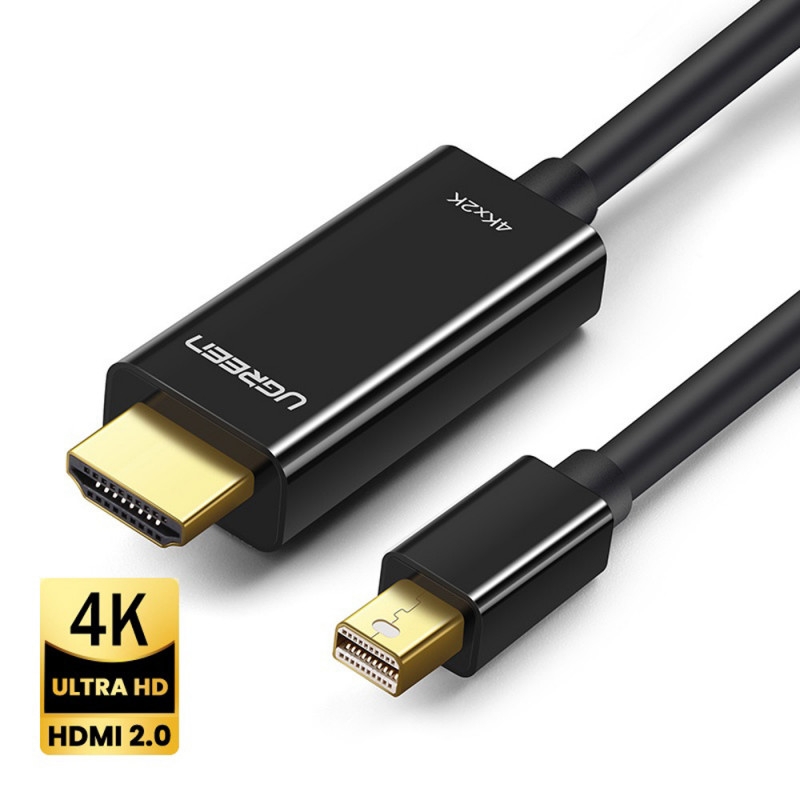 UGREEN MD101-4K [20848] Mini DISPLAY PORT > HDMI 4K, 聲畫同步傳送 - 1.5M