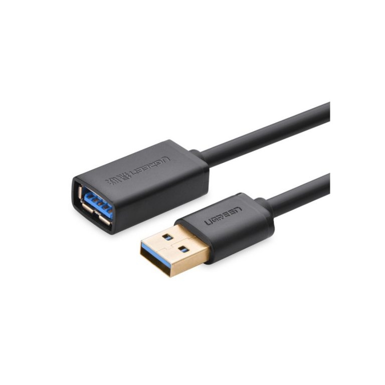 UGREEN US129 [30125] USB 3.0 延長線 (圓線) Black-0.5M