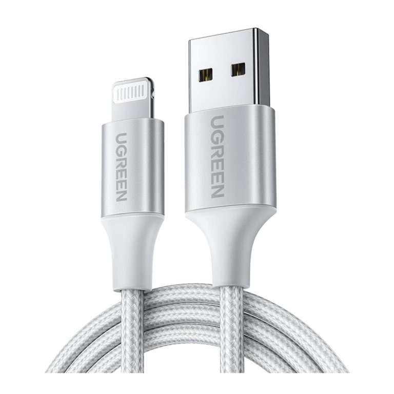 UGREEN US199-A [60161]MFI Lightning Sync Cable 金屬頭, 編織線材- 1M